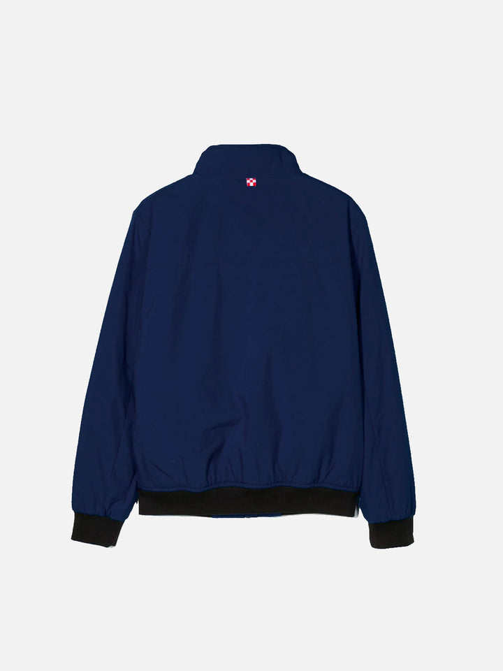 Boy blue bomber jacket Country Jr with furry lining - MC2 Saint Barth
