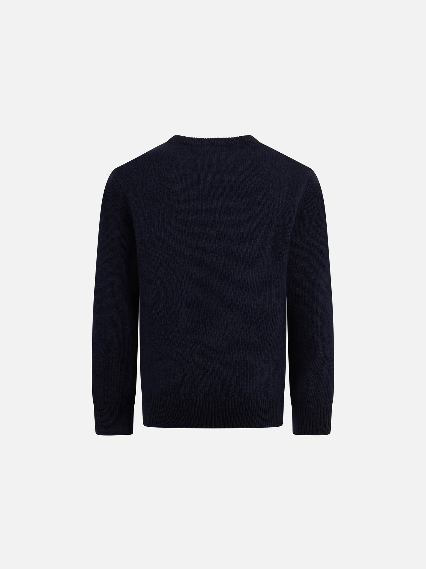 Boy crewneck sweater with Bello e Monello print