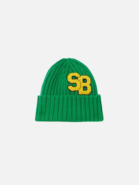 Boy green knit beanie - MC2 Saint Barth