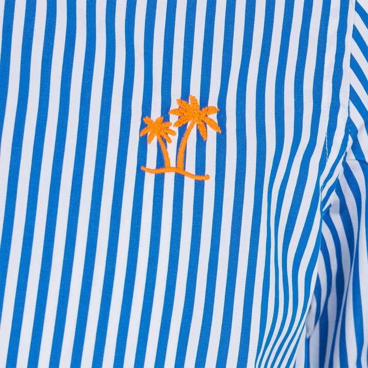 Striped cotton kid shirt Agnes - MC2 Saint Barth