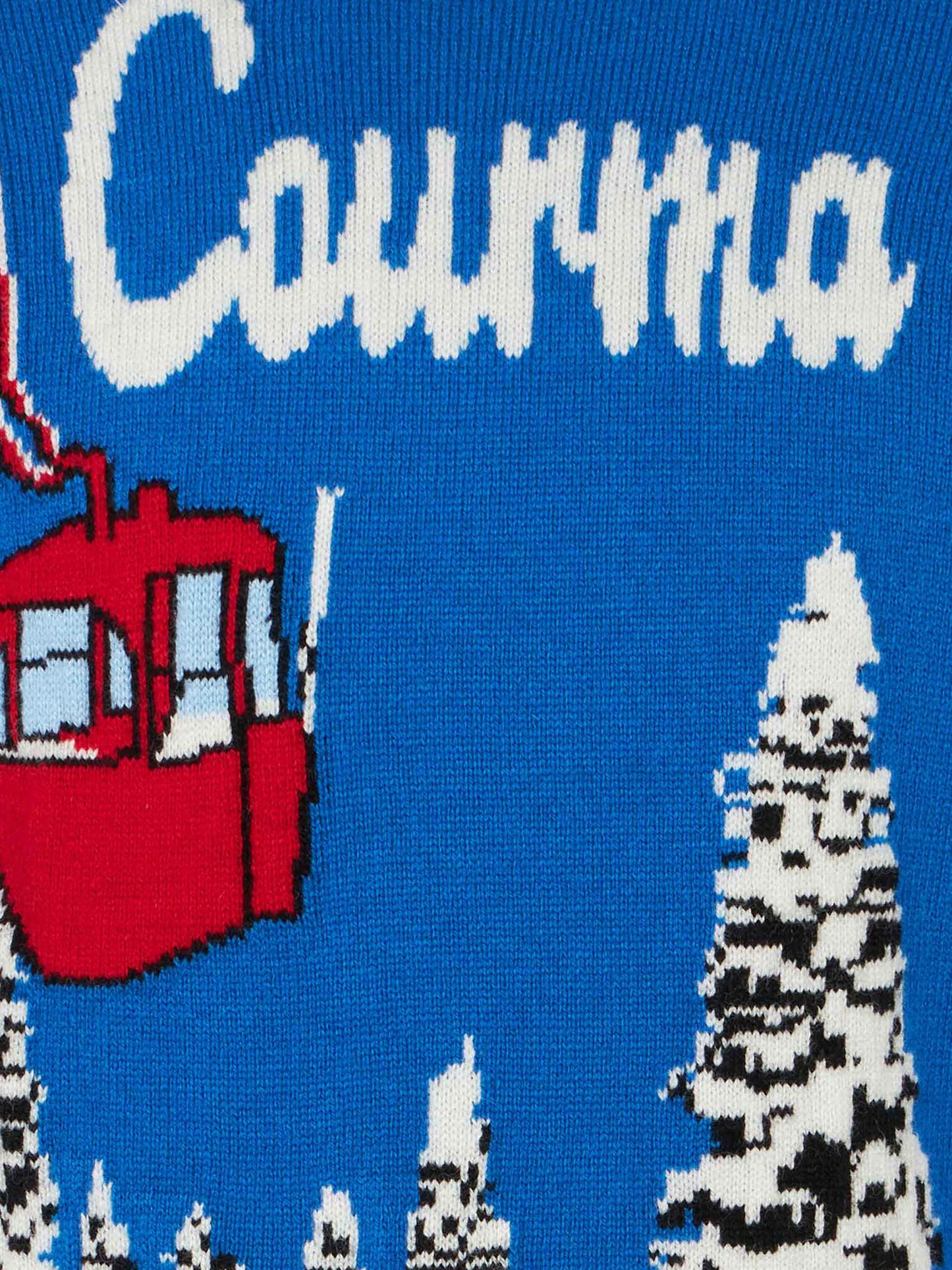 Boy sweater with Courmayeur jacquard - MC2 Saint Barth