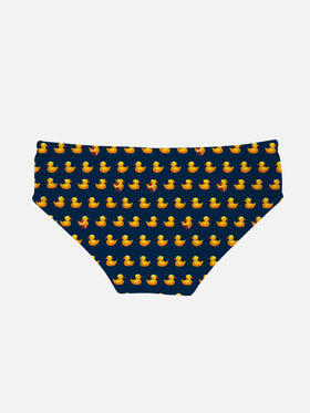 Boy swim briefs with ducks print - MC2 Saint Barth