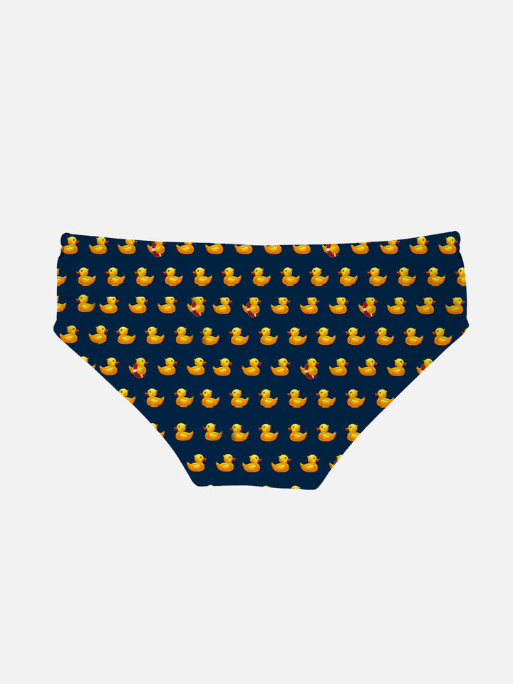 Boy swim briefs with ducks print - MC2 Saint Barth