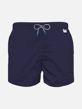 Boy blue navy light fabric swim shorts | Pantone® Special Edition - MC2 Saint Barth