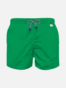 Boy green swim shorts | PANTONE® SPECIAL EDITION - MC2 Saint Barth