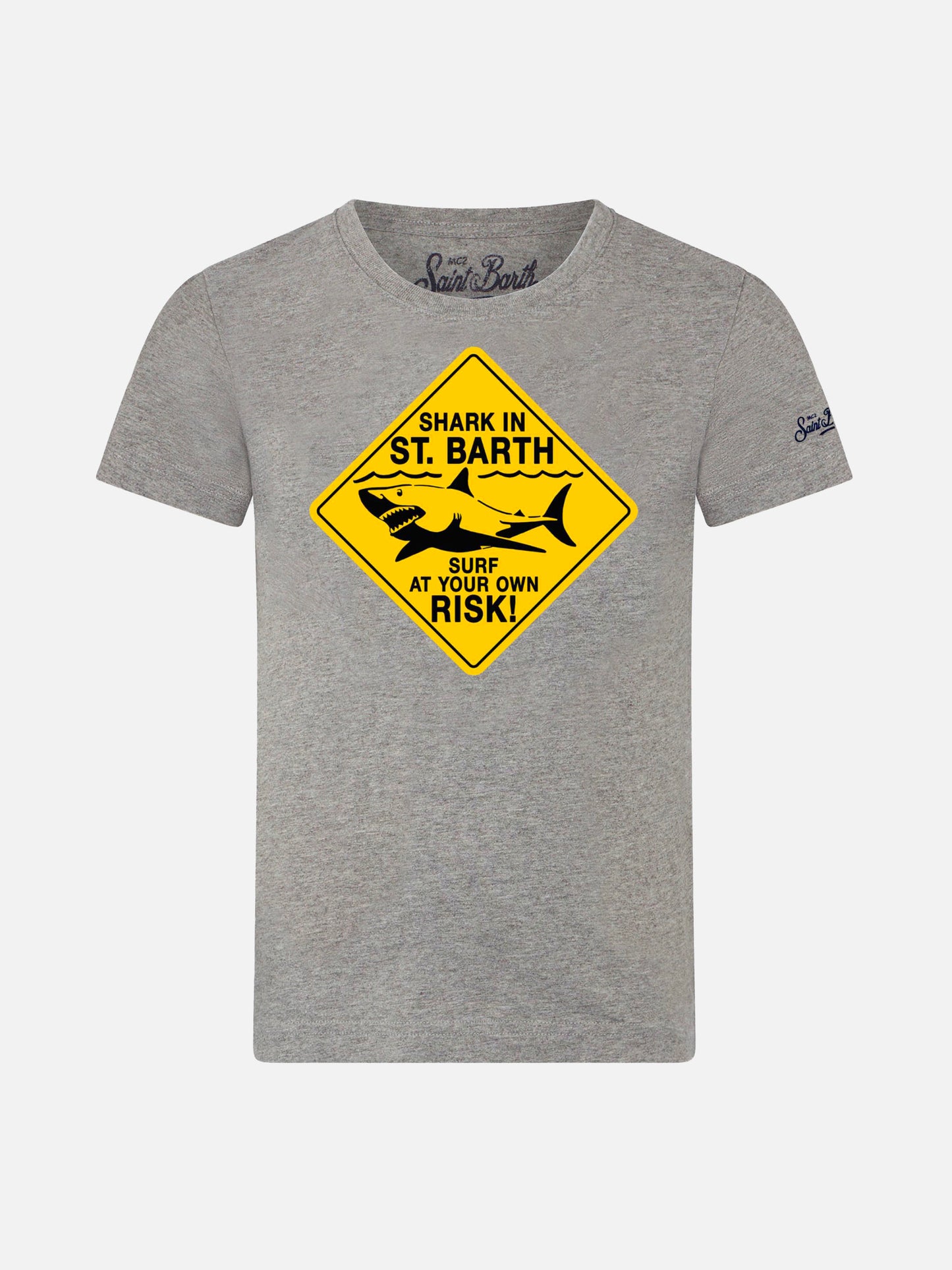 Boy's t-shirt Shark in Saint Barth - MC2 Saint Barth