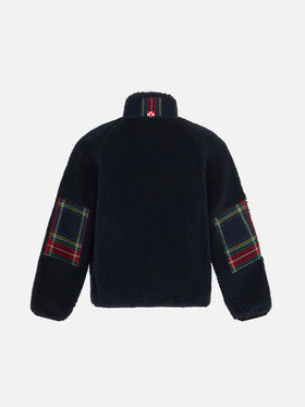 Kid sherpa jacket with pocket and St. Barth embroidery - MC2 Saint Barth