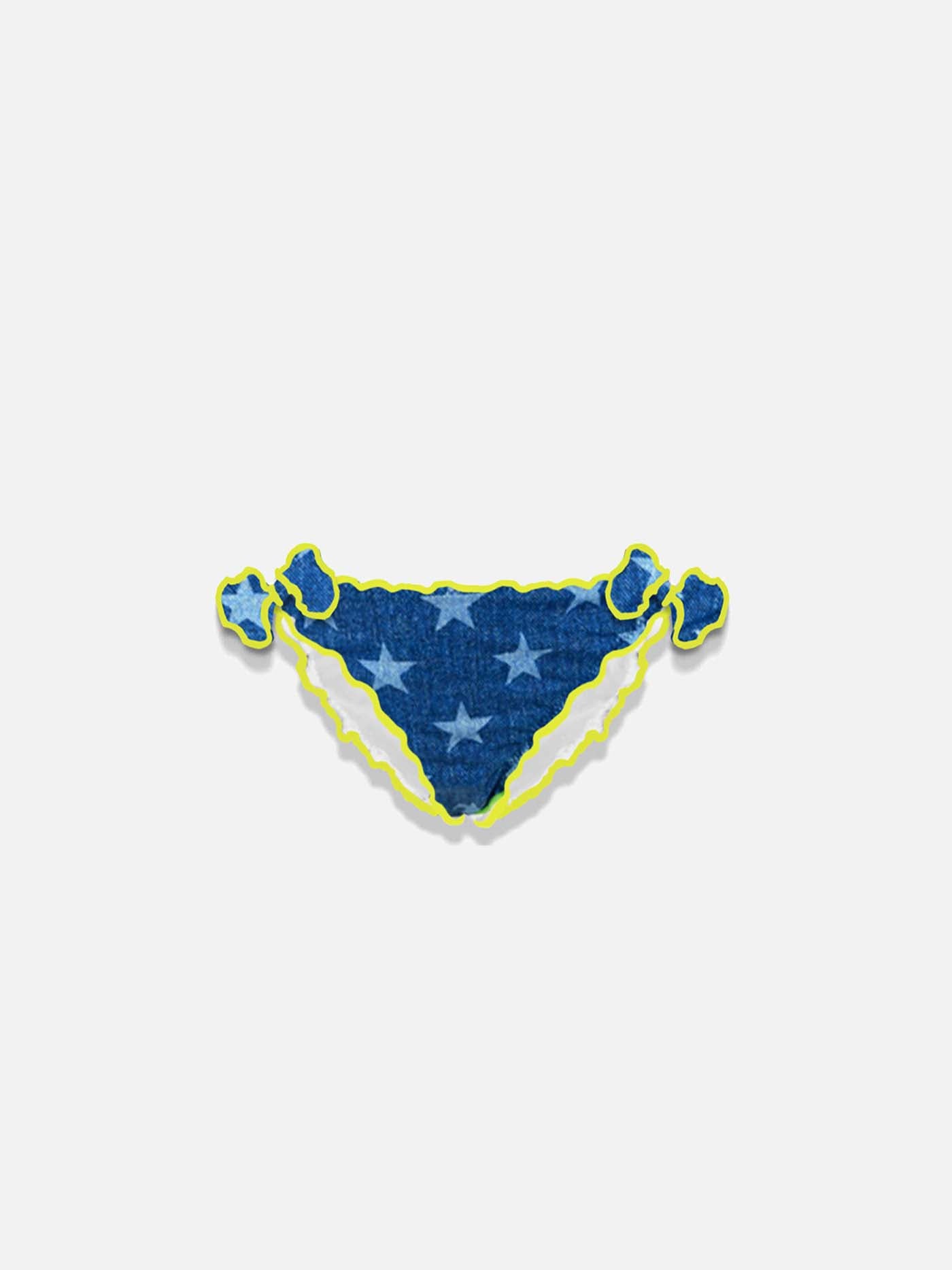 Girl swim briefs with star print - MC2 Saint Barth