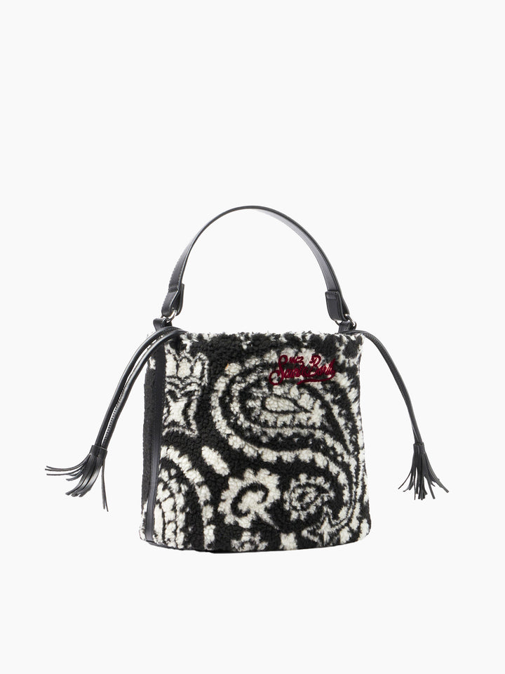 Sherpa bucket bag with bandanna print - MC2 Saint Barth