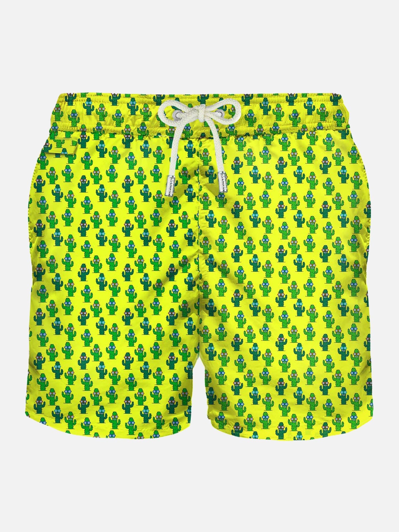 Light fabric man swim shorts cactus print - MC2 Saint Barth