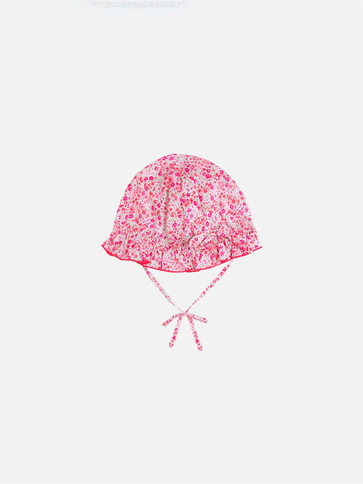 Enfant bonnet red | Made with Liberty fabric - MC2 Saint Barth