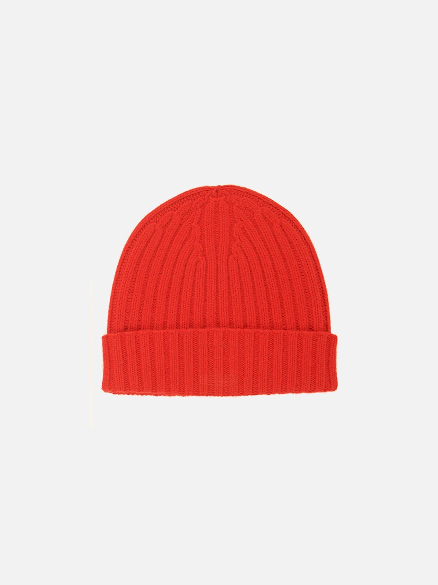 Cashmere blend red hat with check patch - MC2 Saint Barth