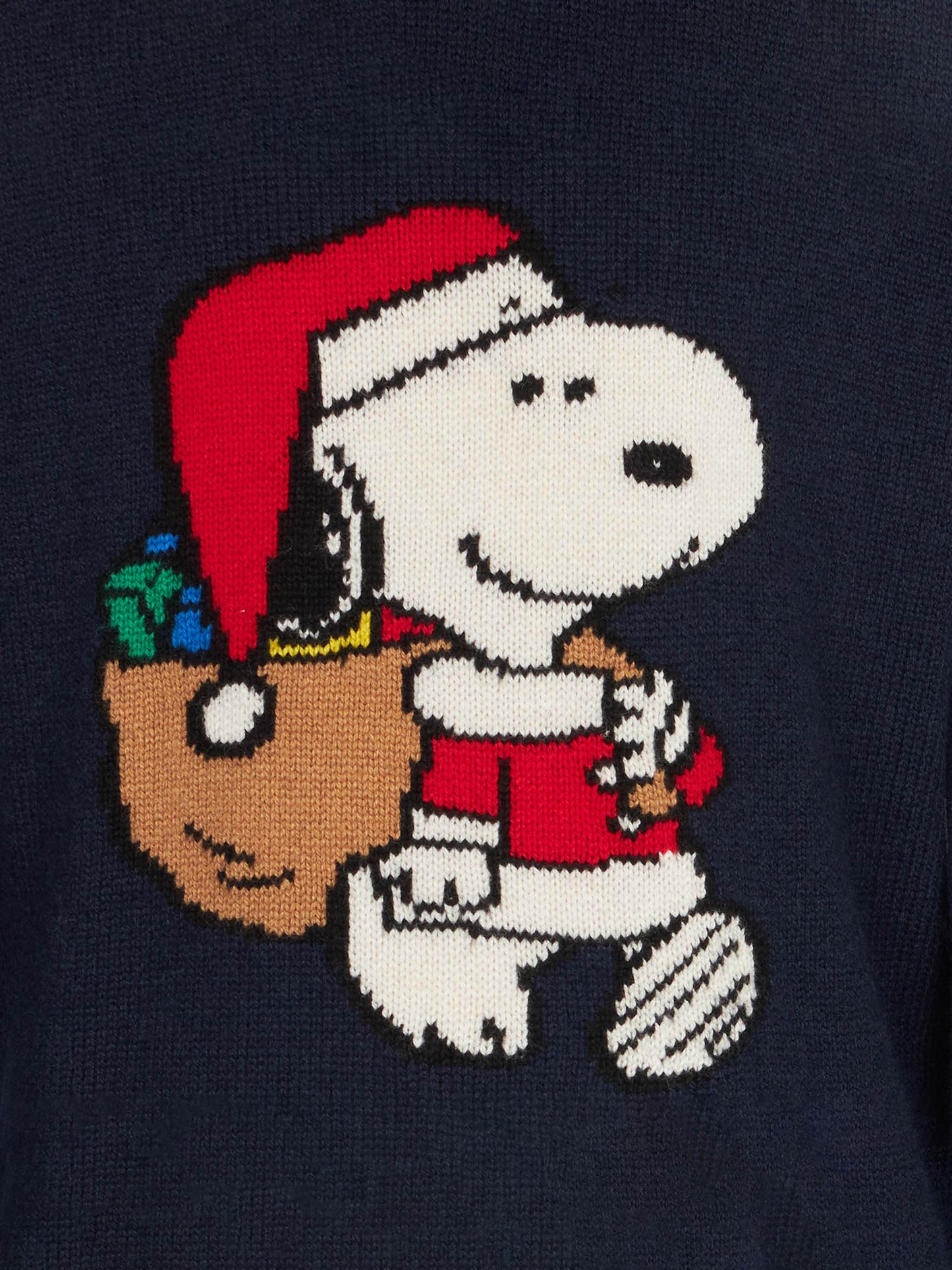 Snoopy Winter Mood print kid sweater | Peanuts™ Special Edition - MC2 Saint Barth