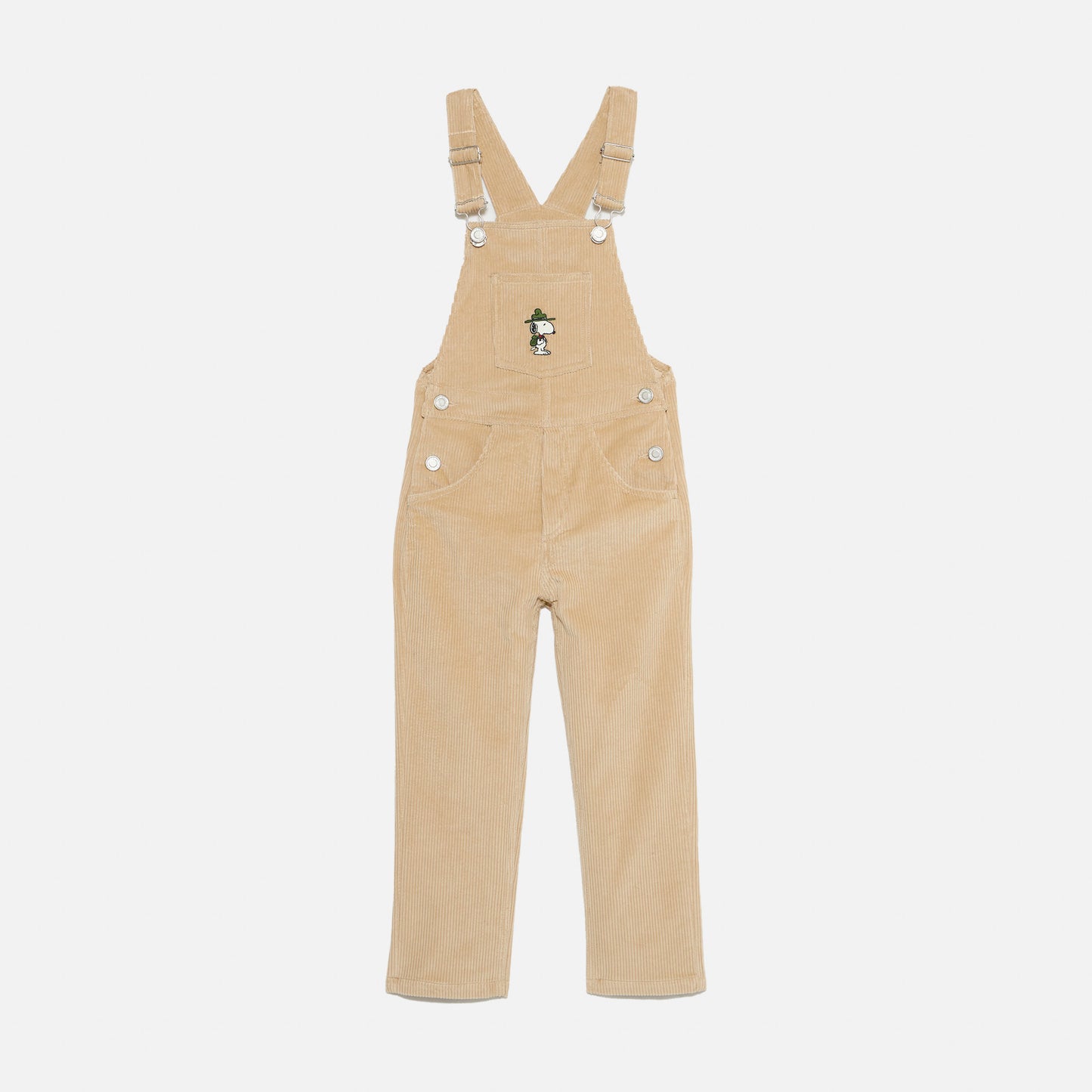 Boy corduroy salopette with Snoopy patch | SNOOPY PEANUTS™ SPECIAL EDITION - MC2 Saint Barth