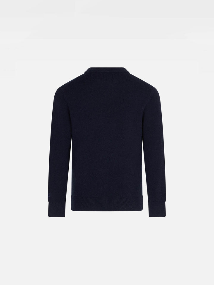 Boy sweater with Courmayeur jacquard - MC2 Saint Barth