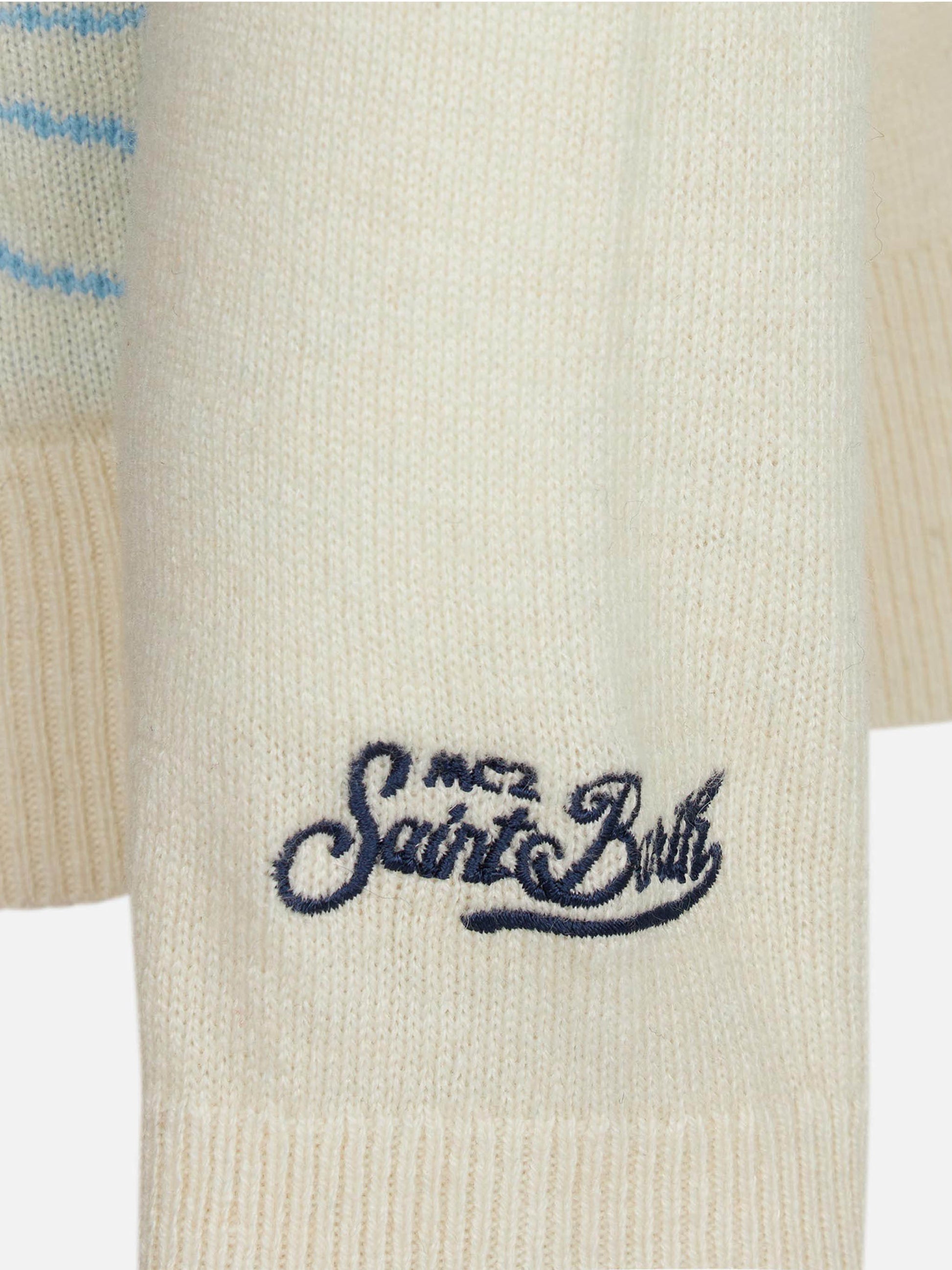 Boy sweater with Cortina jacquard - MC2 Saint Barth