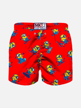 Boy swim shorts with Minions print | MINIONS SPECIAL EDITION - MC2 Saint Barth