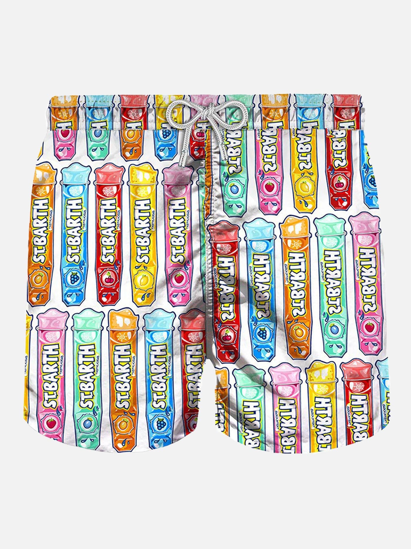 Mid-length swim shorts popsicles print - MC2 Saint Barth