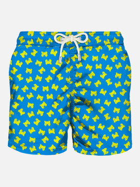 Light fabric man swim shorts crabs print - MC2 Saint Barth