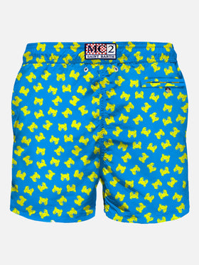 Light fabric man swim shorts crabs print - MC2 Saint Barth