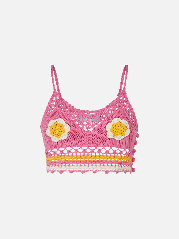 Daisy crochet top - MC2 Saint Barth