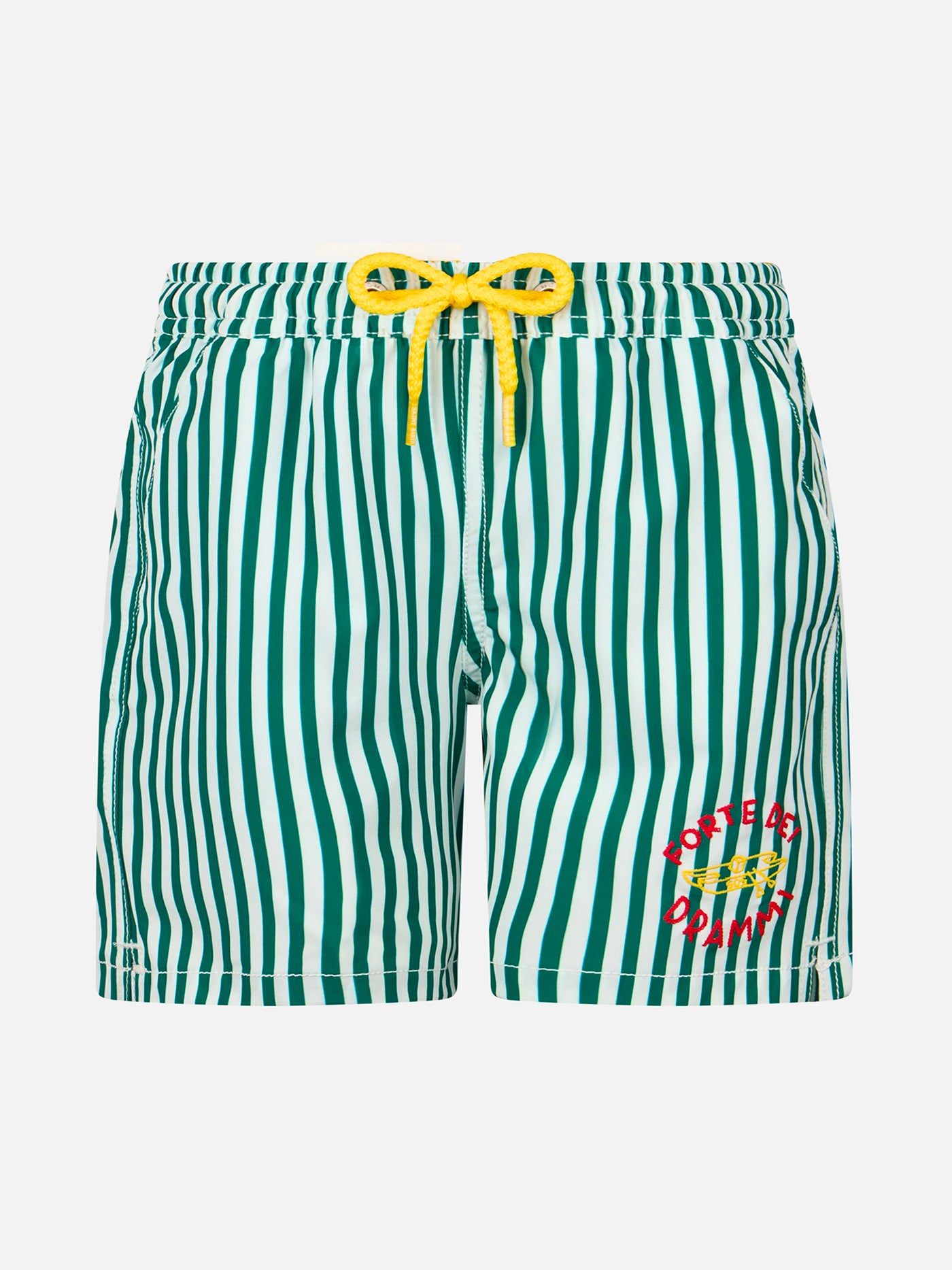 Boy Comfort swim shorts with Forte dei Drammi embroidery | INSULTI LUMINOSI SPECIAL EDITION - MC2 Saint Barth