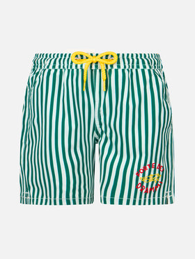 Boy Comfort swim shorts with Forte dei Drammi embroidery | INSULTI LUMINOSI SPECIAL EDITION - MC2 Saint Barth