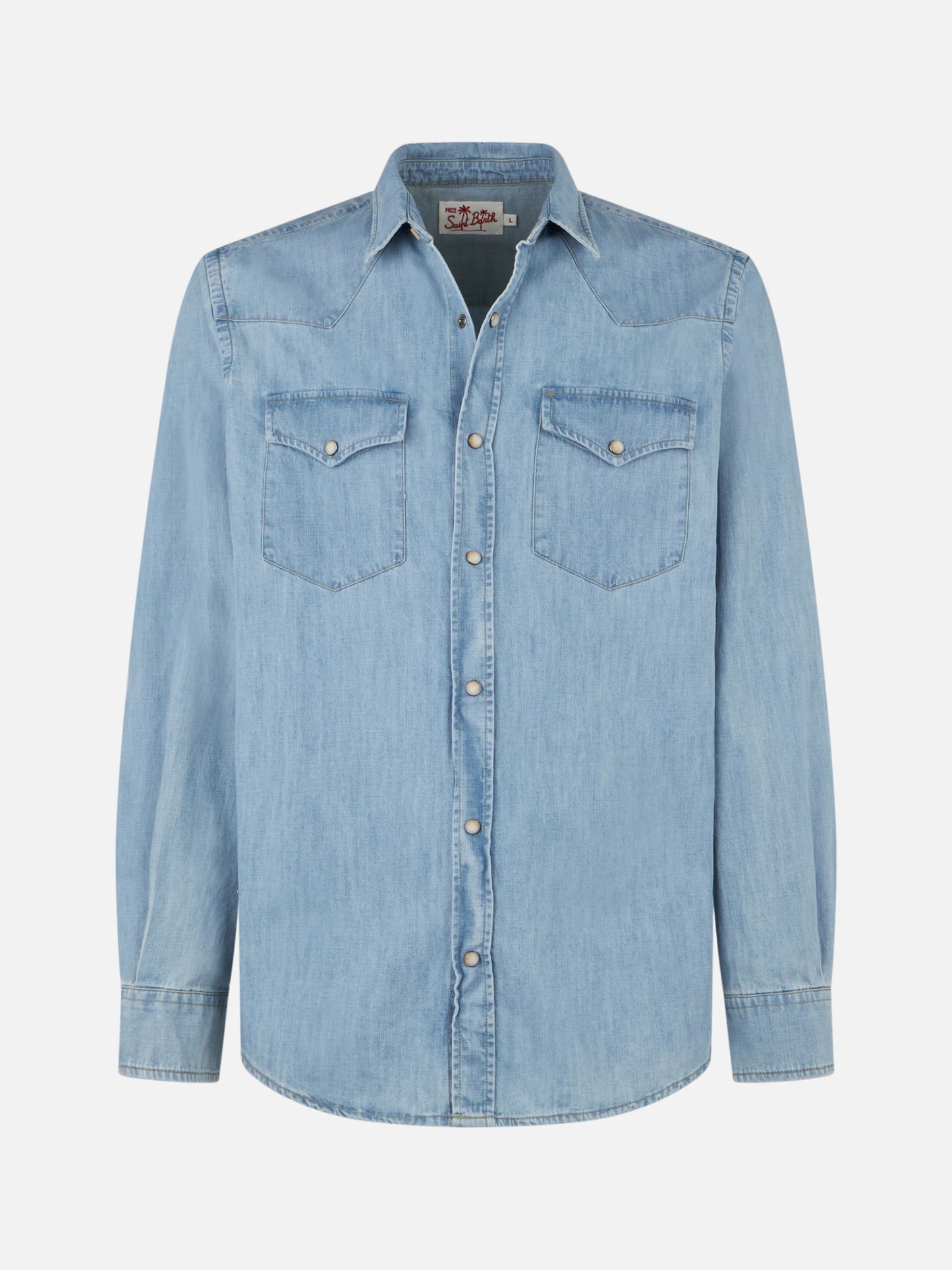 Man denim cotton shirt - MC2 Saint Barth