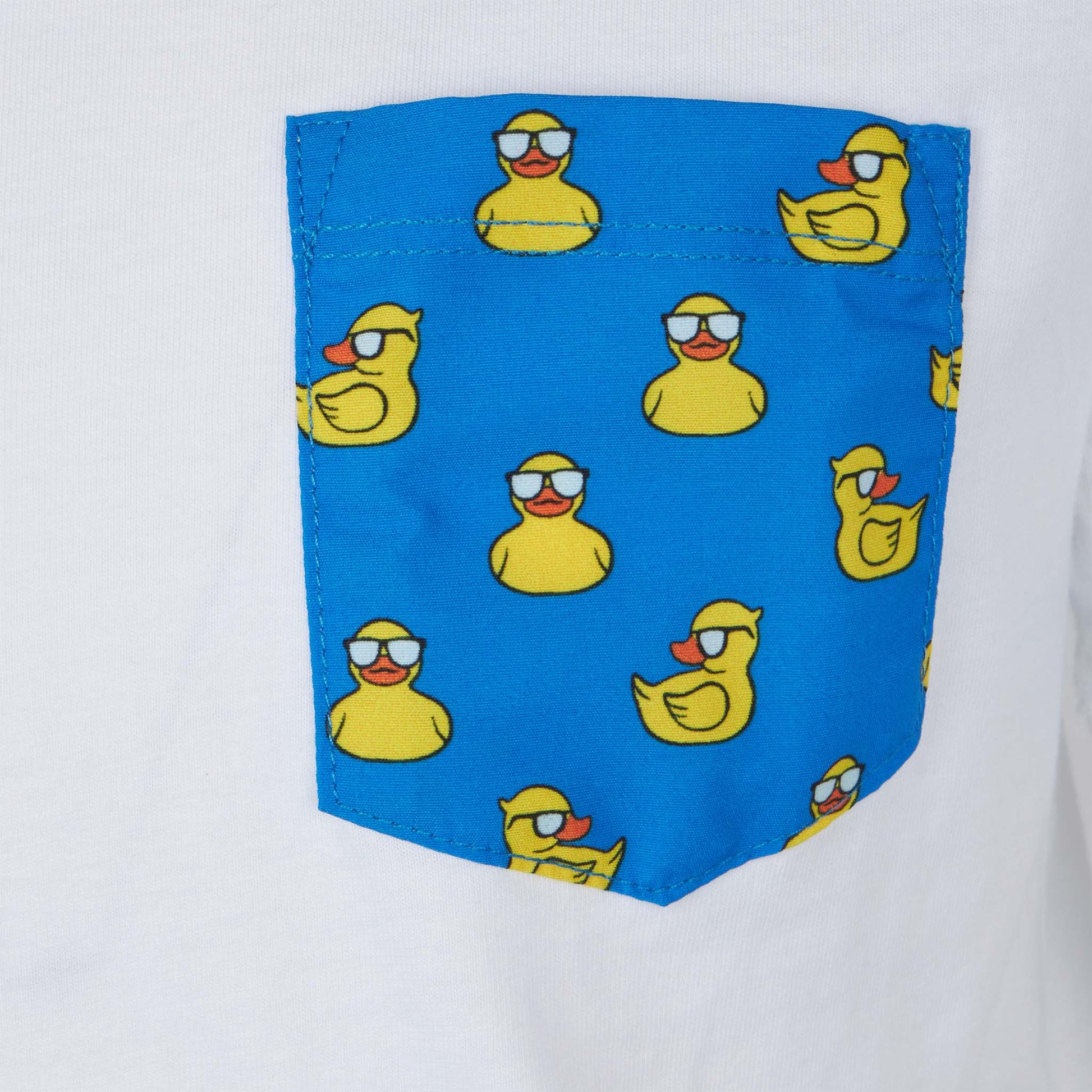 Boy cotton t-shirt with printed pocket - MC2 Saint Barth