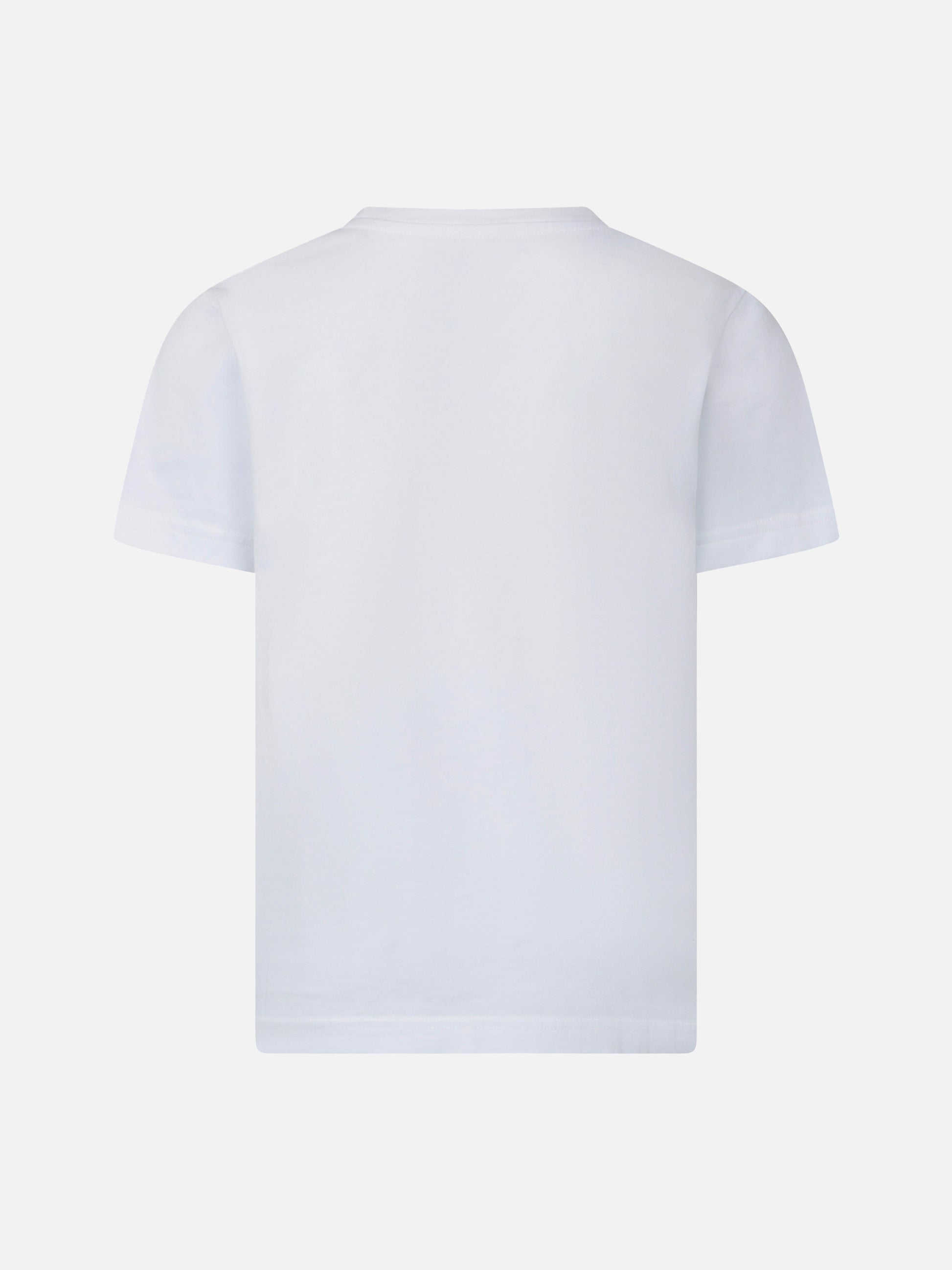 Emoticon Printed T-Shirt for Boy - MC2 Saint Barth
