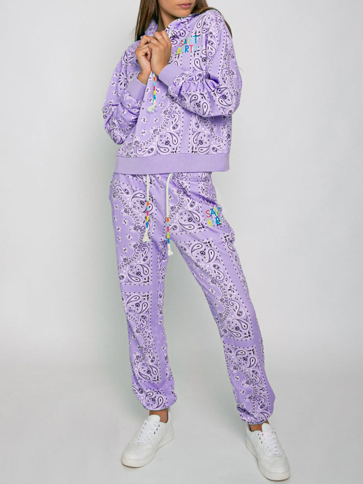 Cotton bandanna hoodie with Saint Barth embroidery - MC2 Saint Barth