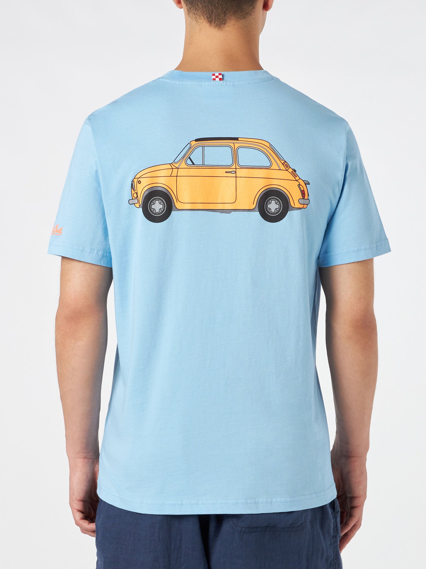 T-shirt uomo in cotone con stampa Fiat 500 | FIAT 500© EDIZIONE SPECIALE