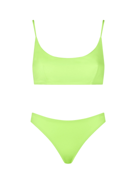 Woman fluo yellow bralette bikini - MC2 Saint Barth