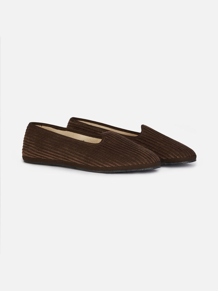 Woman corduroy slipper loafers | MY CHALOM SPECIAL EDITION - MC2 Saint Barth