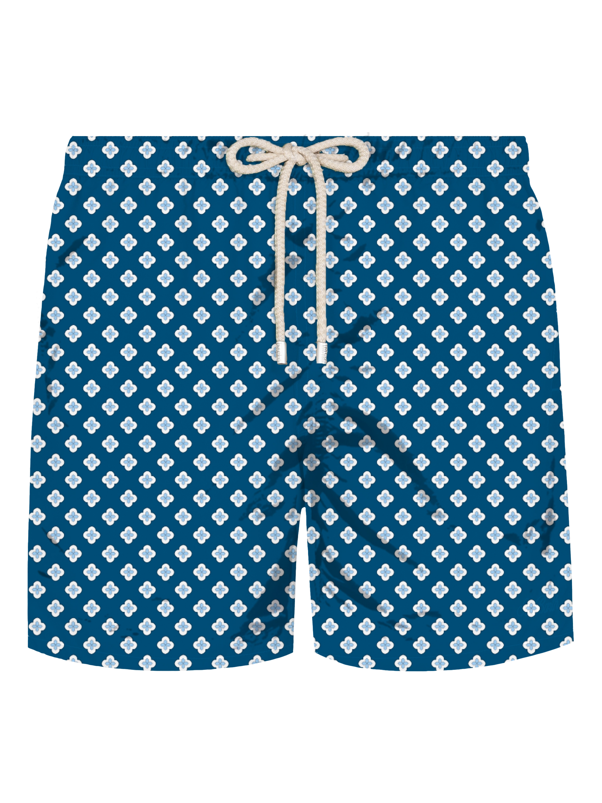 Comfort Light stretch swim shorts with tie print - MC2 Saint Barth