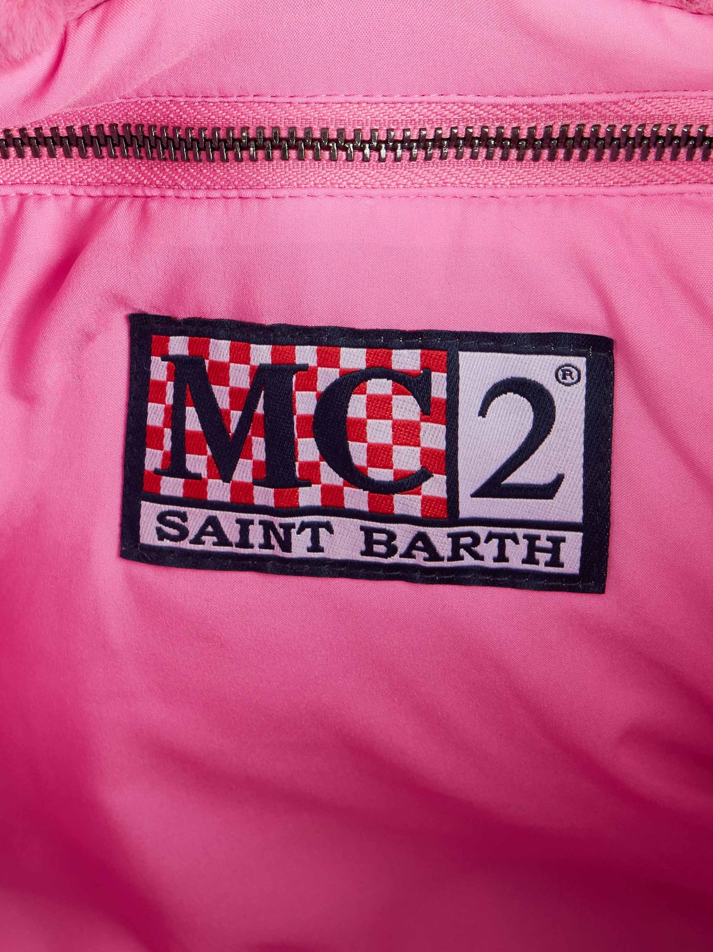 Borsa a mano furry Colette fucsia morbida con tracolla