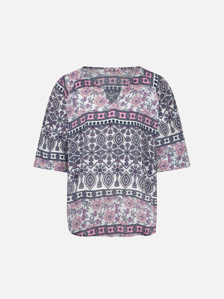 Girl caftan with gipsy print - MC2 Saint Barth
