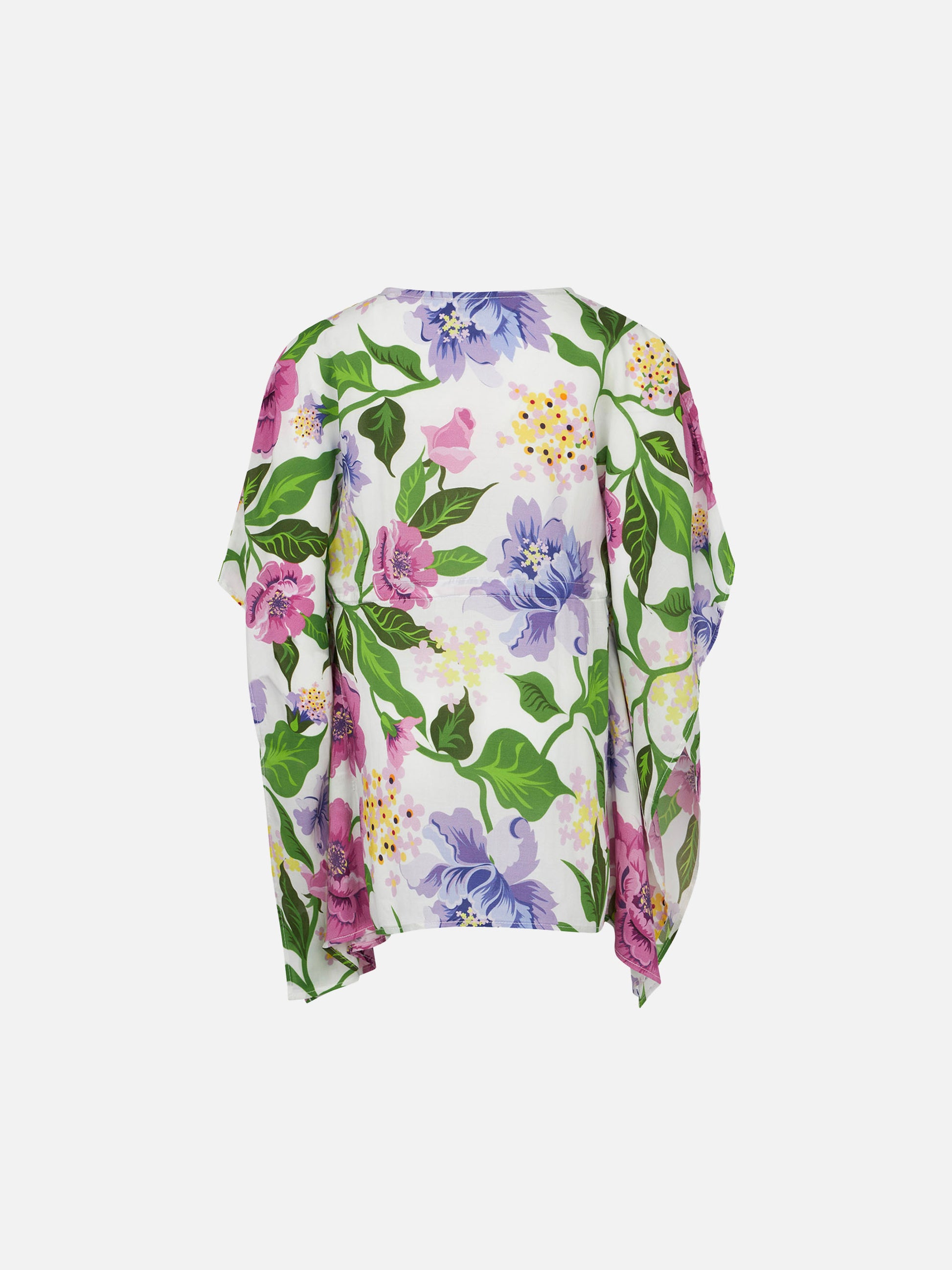 Girl caftan with flower print - MC2 Saint Barth
