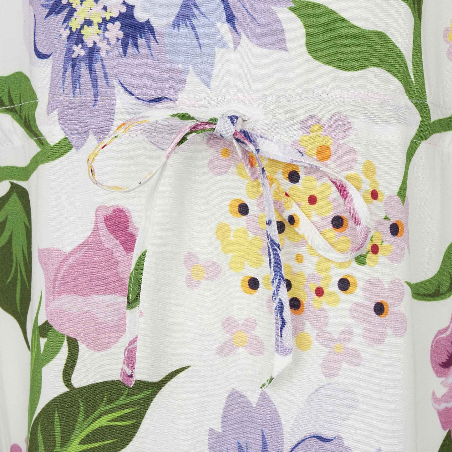 Girl caftan with flower print - MC2 Saint Barth