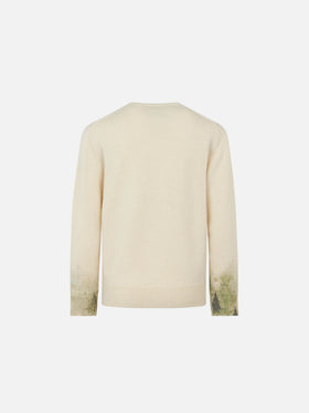 Girl crewneck sweater with bunny print - MC2 Saint Barth