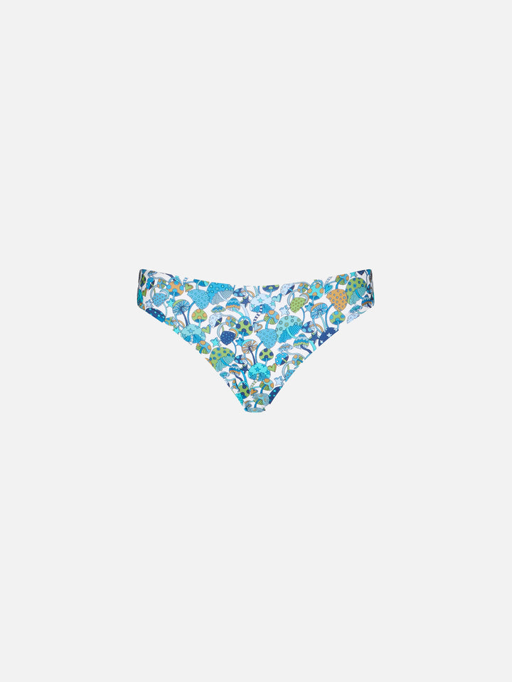 Girl swim briefs with mushroom print | Made with Liberty fabric - MC2 Saint Barth