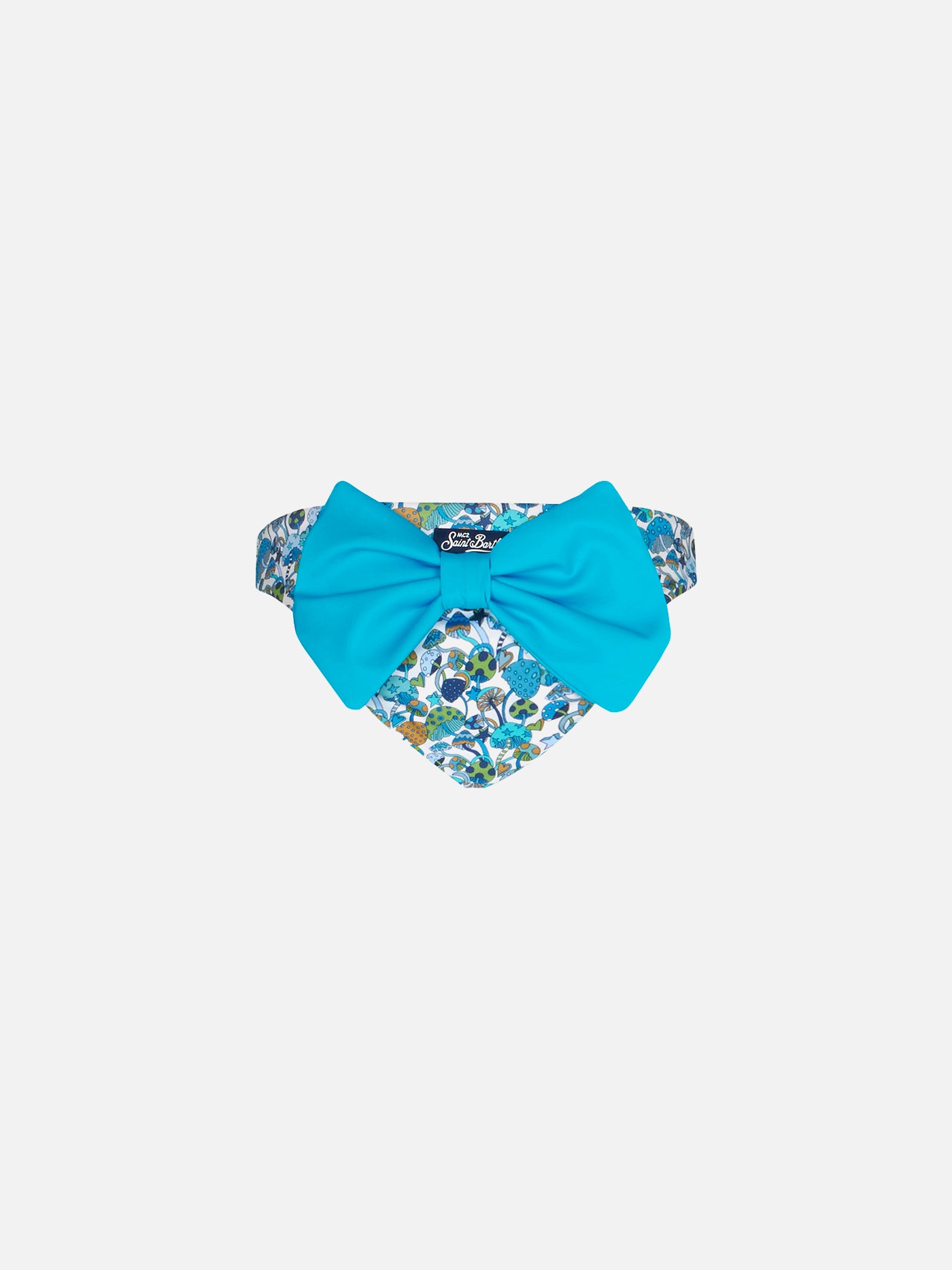 Girl swim briefs with mushroom print | Made with Liberty fabric - MC2 Saint Barth