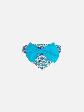 Girl swim briefs with mushroom print | Made with Liberty fabric - MC2 Saint Barth
