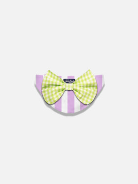 Girl swim briefs with gingham bow - MC2 Saint Barth