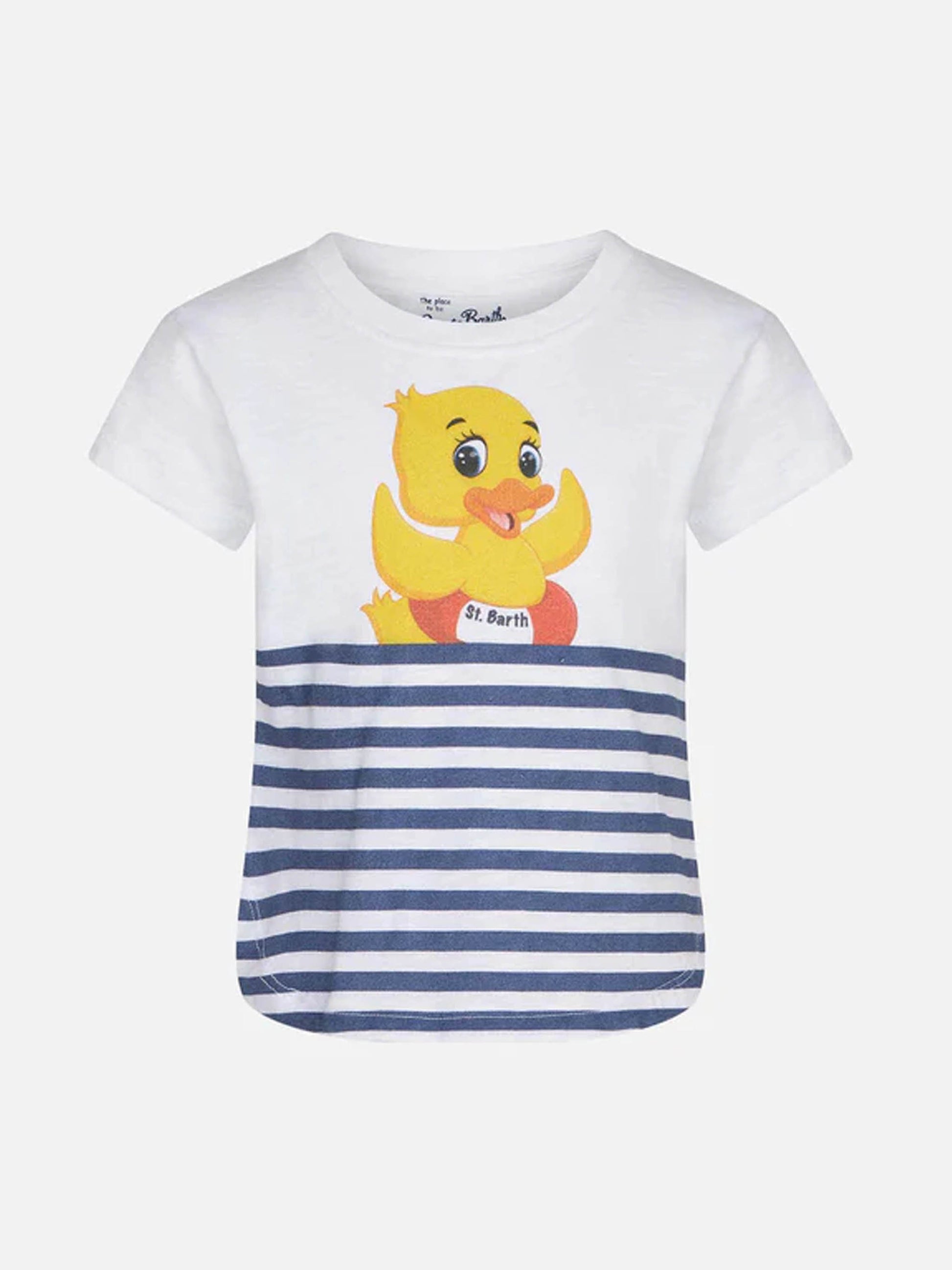 Girl t-shirt with ducky print - MC2 Saint Barth