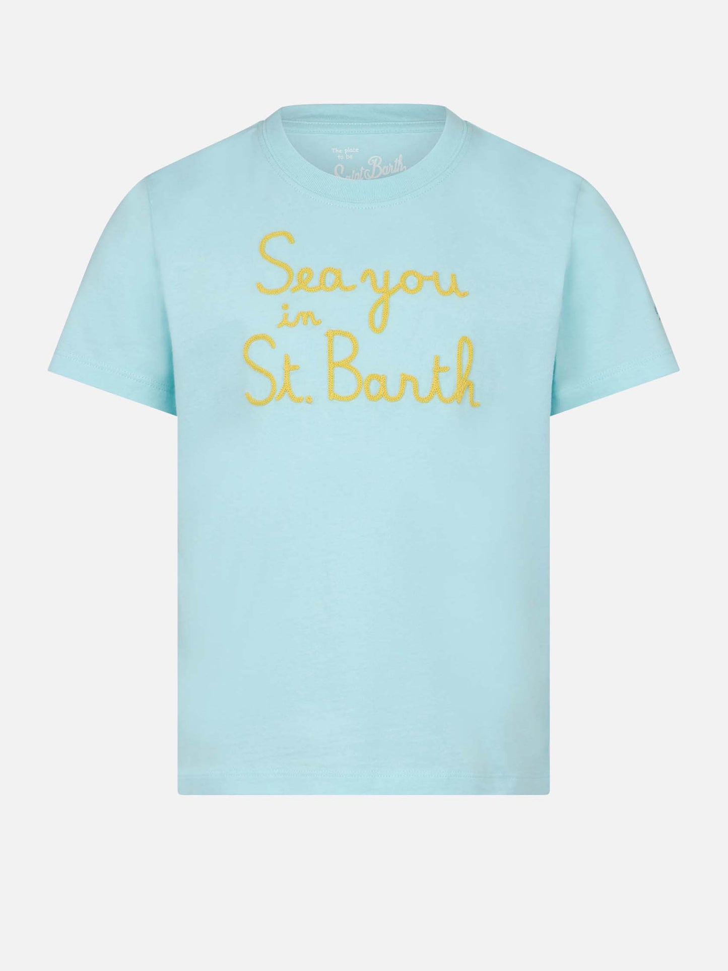Girl t-shirt with Sea you in St. Barth embroidery - MC2 Saint Barth