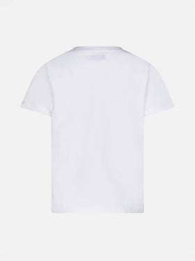 Girl t-shirt with Heart St. Barth print - MC2 Saint Barth