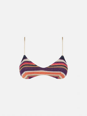 Multicolor purple bralette - MC2 Saint Barth