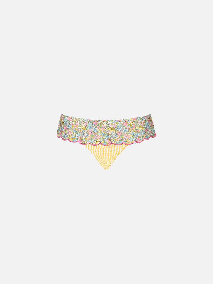 Girl swim briefs with Liberty print | Made with Liberty fabric - MC2 Saint Barth