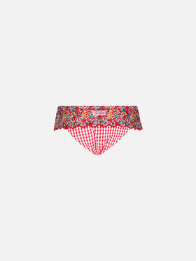 Girl swim briefs with Liberty print | Made with Liberty fabrics - MC2 Saint Barth